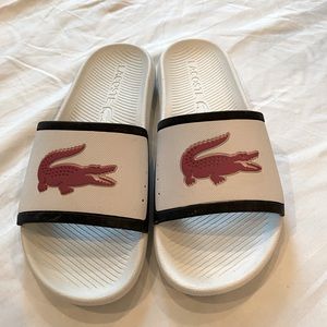 Lacoste slides (never worn)